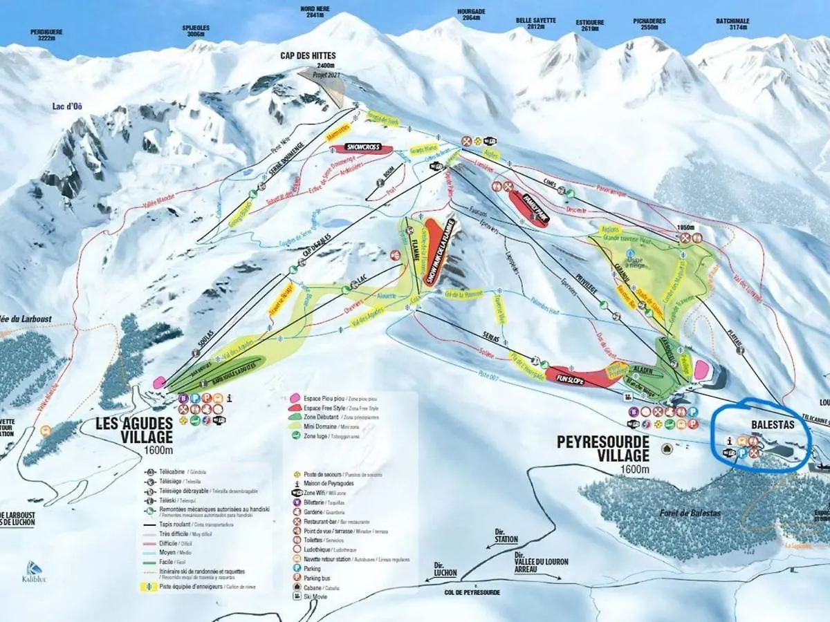Appartement Spacieux 8 Pers, Peyragudes, Terrasse, Parking Gratuit, Avantages Location Ski - Fr-1-695-44 Germ Франция